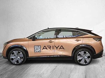 Nissan Ariya BEV 66KWH EVOLVE 22KW CHAR 218 5P Akatsuki Copper + Black