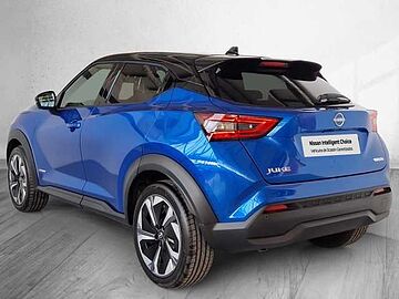 Nissan Juke Juke 5p 1.6 Hybrid 105 kW (143 CV) E6D-F Auto Tekna Magnetic Blue + Black