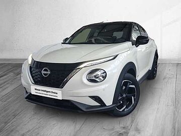 Nissan Juke Juke 5p 1.6 Hybrid 105 kW (143 CV) E6D-F Auto N-Connecta Lunar White + Midnight Black